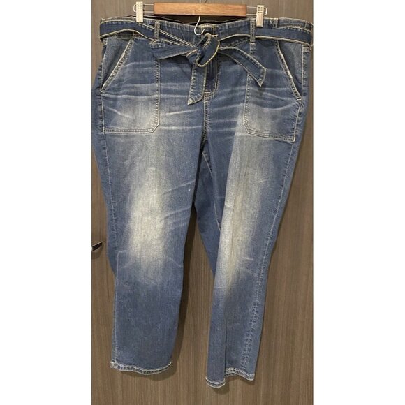 torrid Denim - TORRID Jeans‎ Women’s Size 22 Denim Straight Utility Shelby Belted NEW NWT